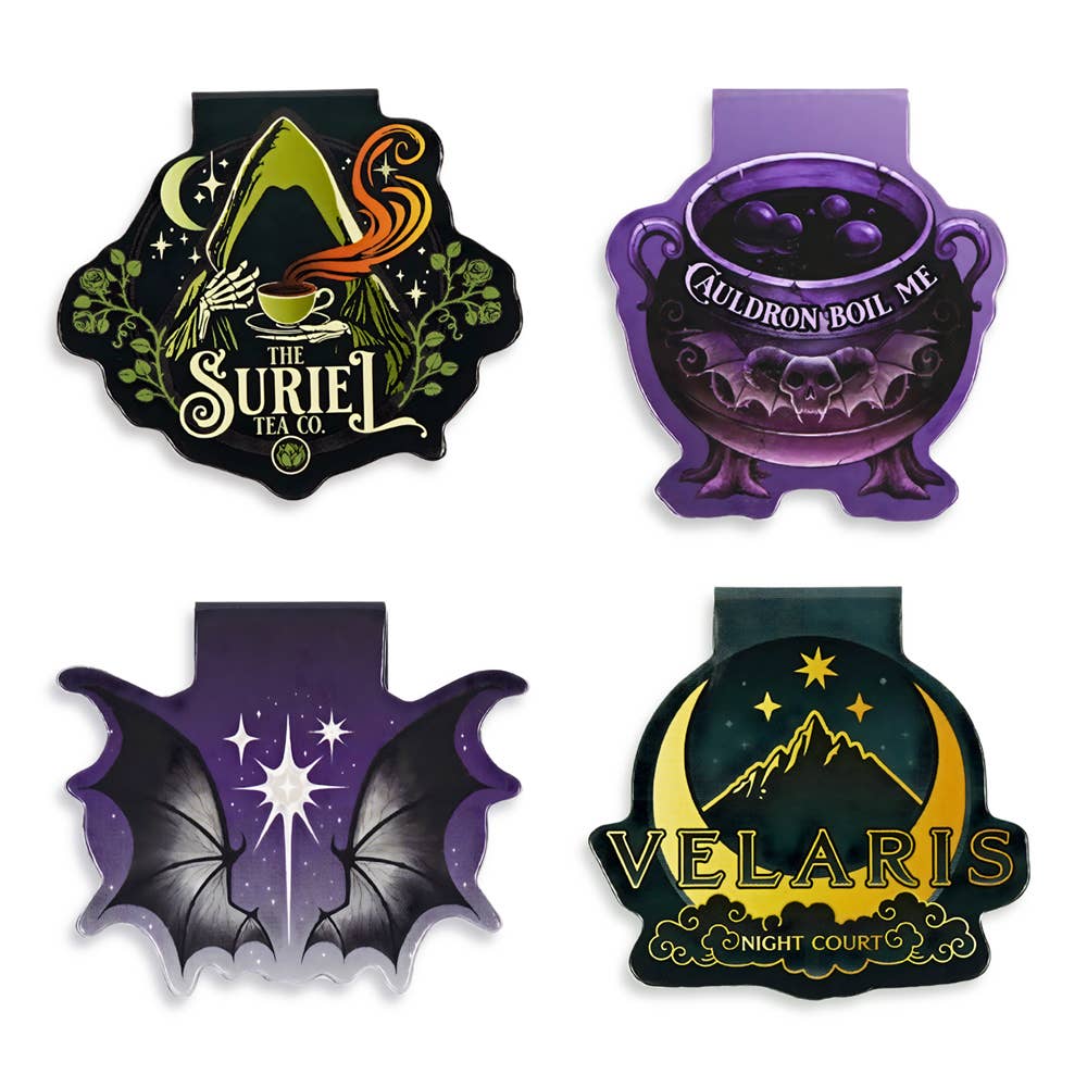 Conquest Journals - Wholesale Bookmark - A Court of Thorns and Roses Magnetic Bookmarks (4-Pack)8