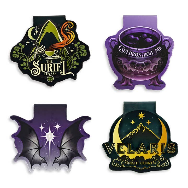 Conquest Journals - Wholesale Bookmark - A Court of Thorns and Roses Magnetic Bookmarks (4-Pack)8