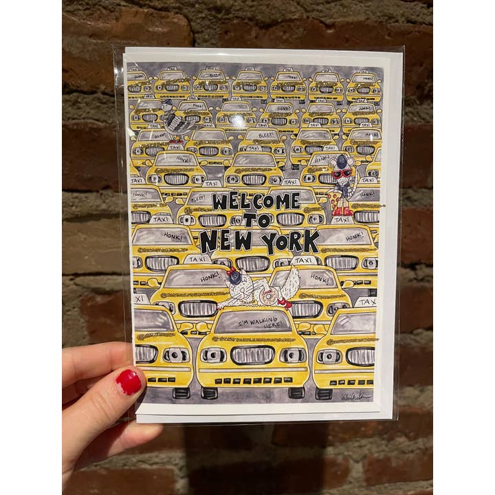 KAHRI - Wholesale Everyday Greeting Card - Welcome to New York Glitter Card 1
