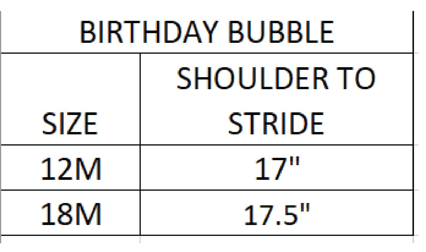 Seven Lantern Lane - Wholesale Bodysuit (Non-Footed) - Baby - Smocked Blue First Birthday Bubble11