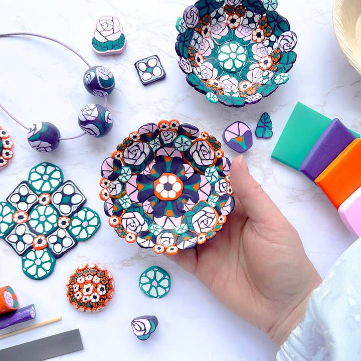 MakeBox & CO - Wholesale DIY Craft Kit - Millefiori Polymer Clay Cane Kit