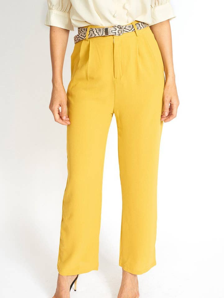 Essential High Waisted Suit Pants for wholesale by MUSE FASHION