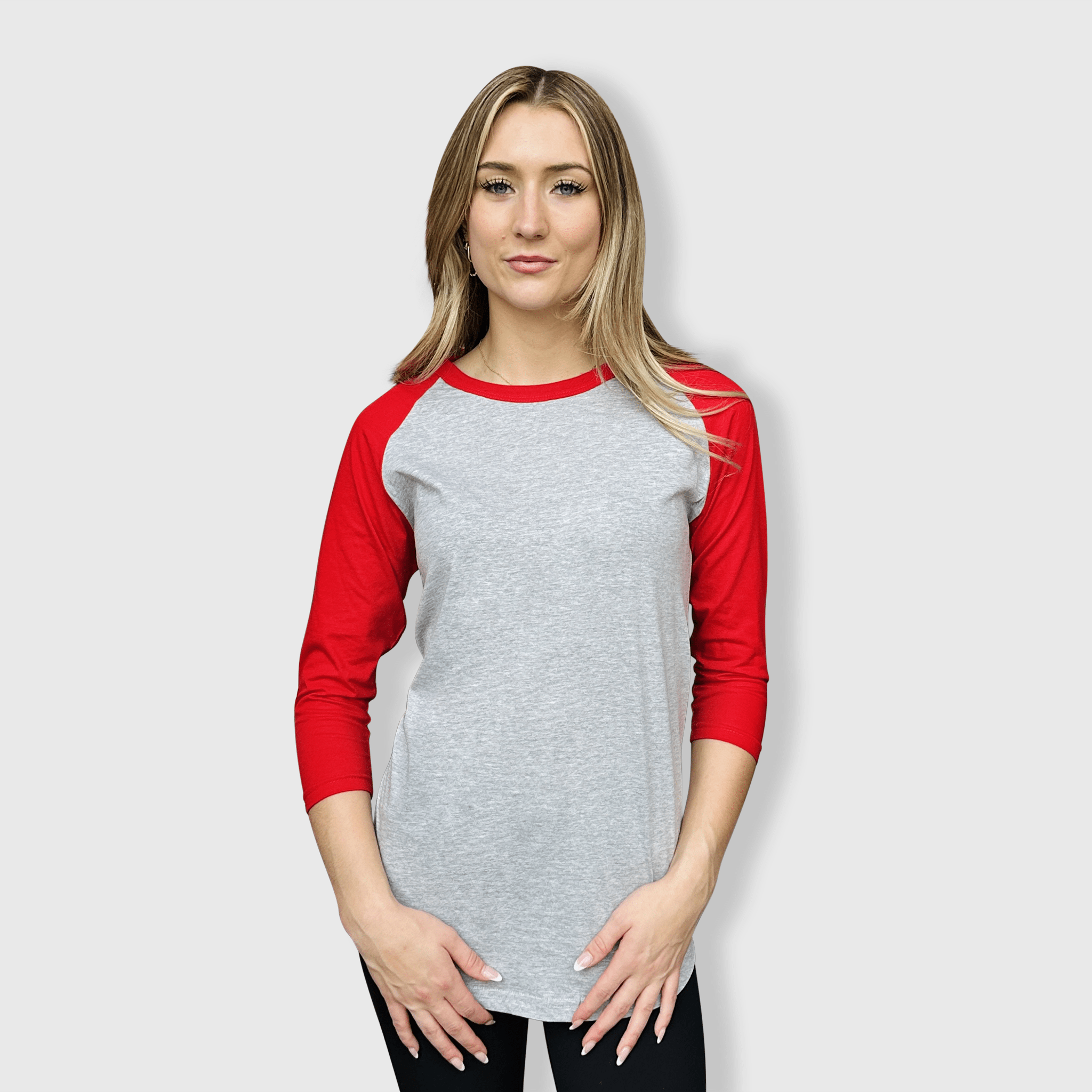 ILTEX Apparel - Vente T-shirt – femme - T-shirt de baseball adulte à manches raglan 3/4 - Plus de 35 couleurs44