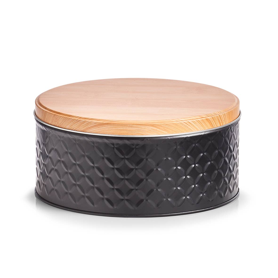 Storage container "Scandi", 2000 ml, metal, black for wholesale on Faire0