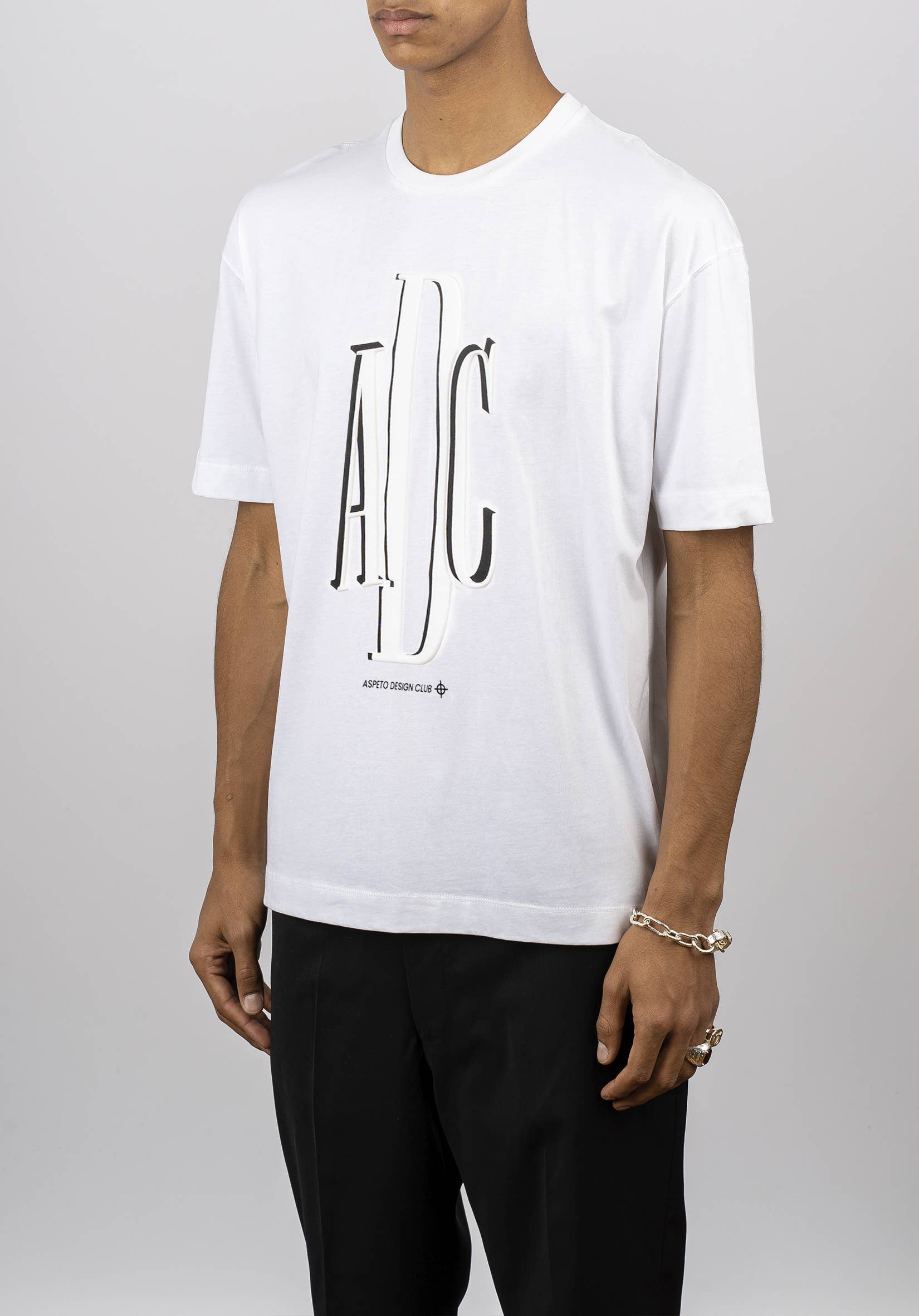 White ADC T-SHIRT for wholesale on Faire2