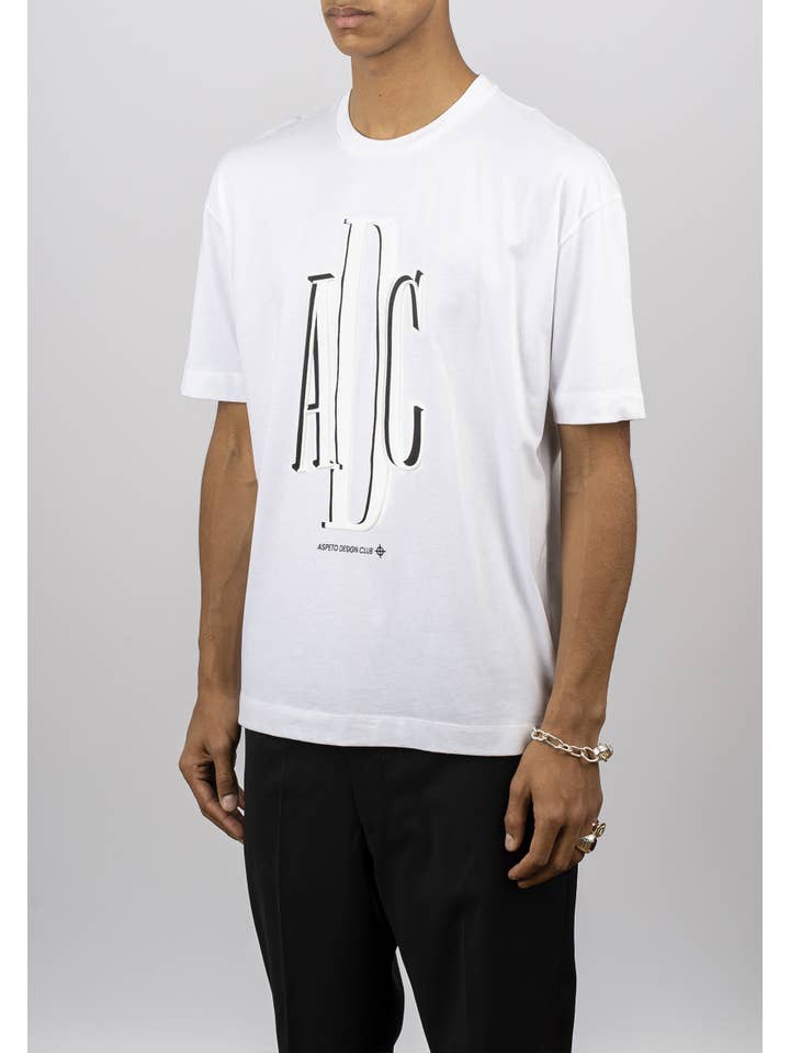 White ADC T-SHIRT for wholesale on Faire2