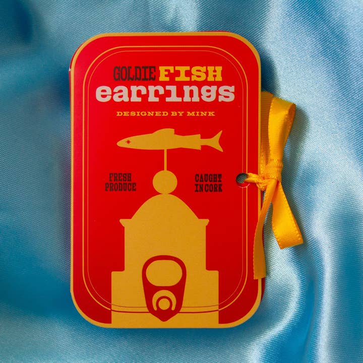 Mink - Wholesale Dangle Earrings - Goldie Fish Earrings