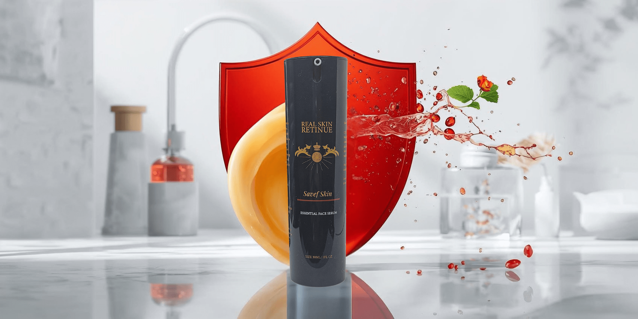 Real Skin Retinue - Wholesale Facial Serum/Concentrate - Savef Skin Essential Face Serum | Preserve, Support, Defend — The Ultimate Skincare Shield7