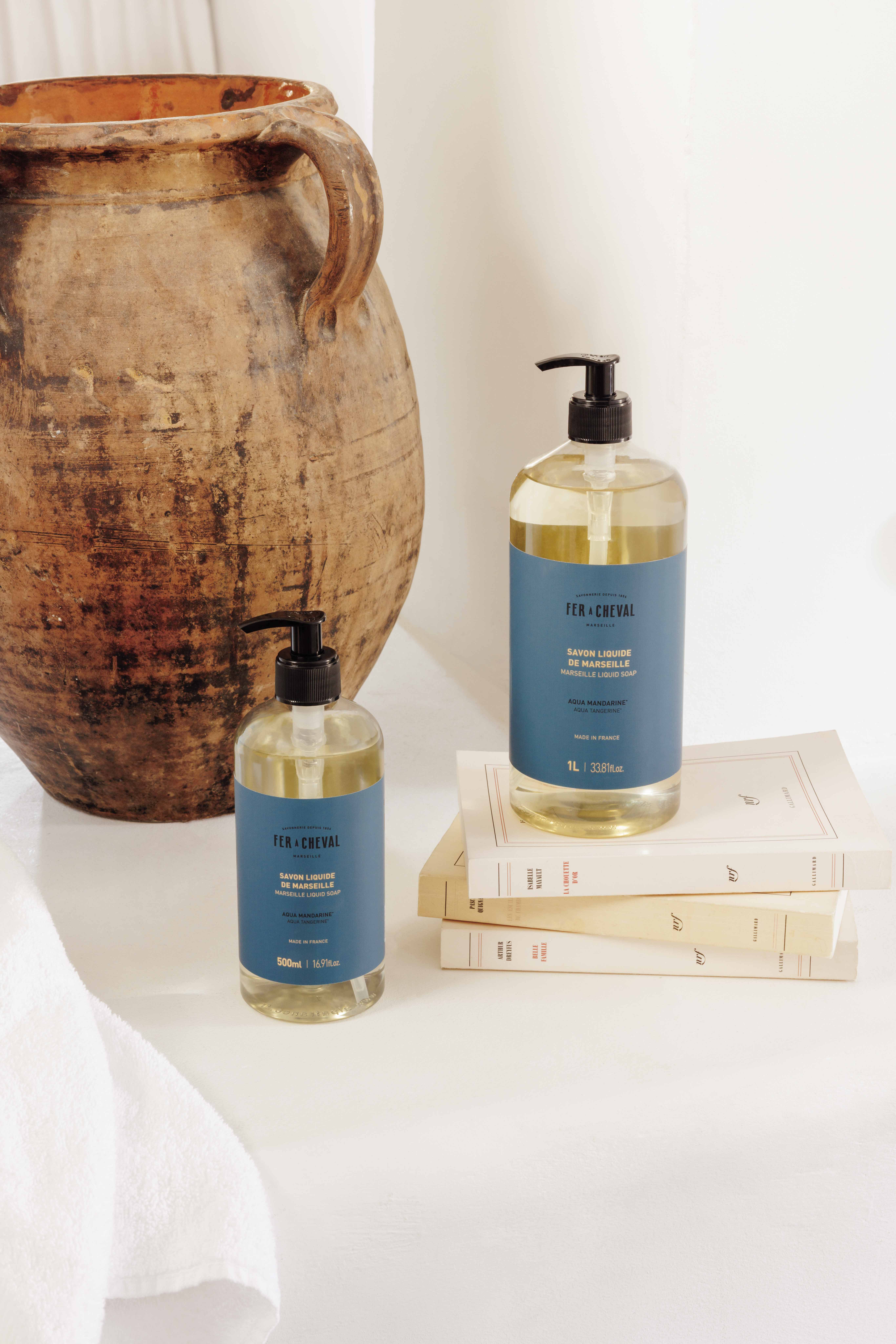 Fer à Cheval US - Wholesale Hand Soap/Wash - Marseille Liquid Soap Aqua Tangerine 1L2