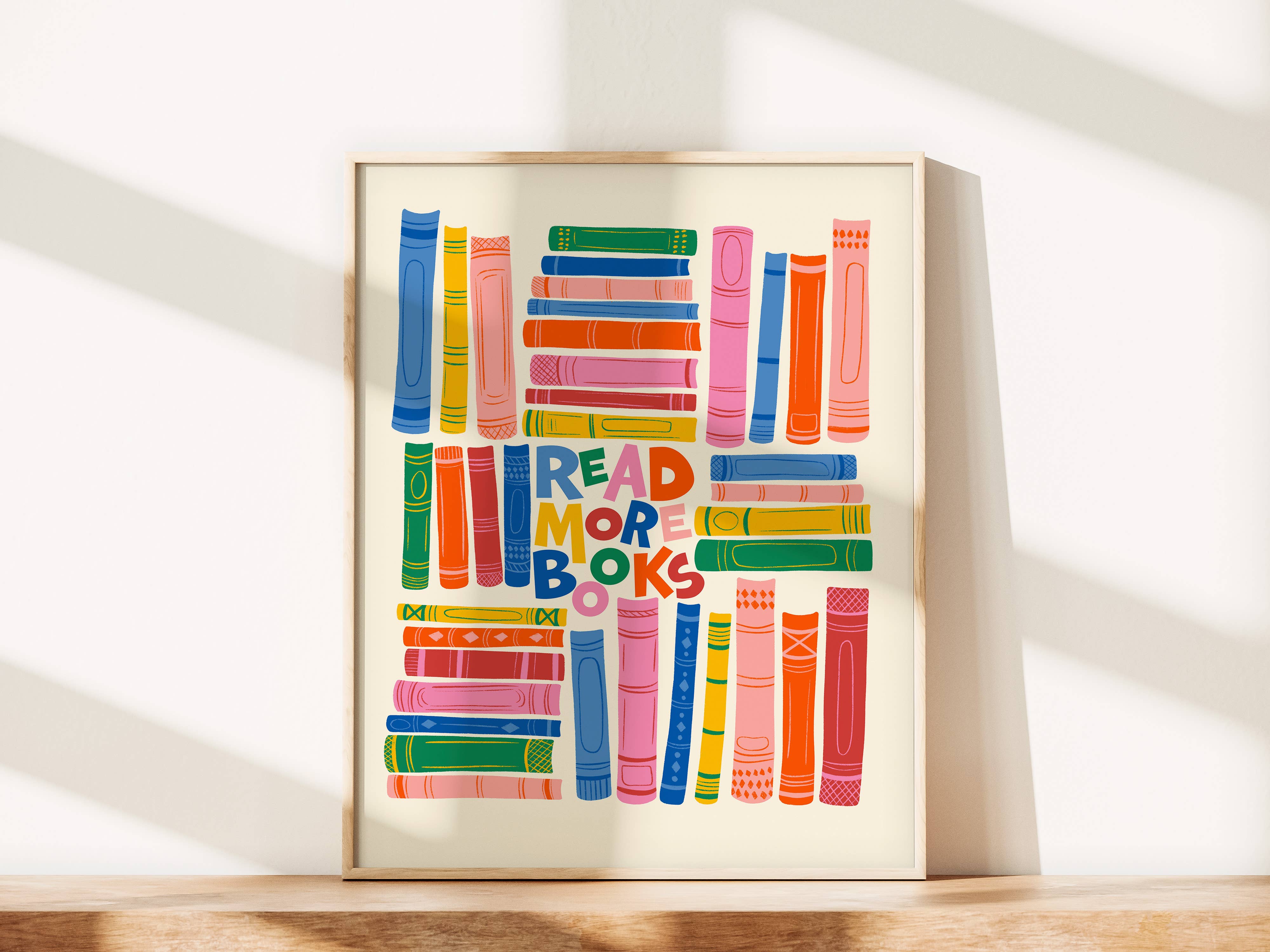DorothyDear - Wholesale Art Print - Kids & Baby - Read More Books Wall Art Print5