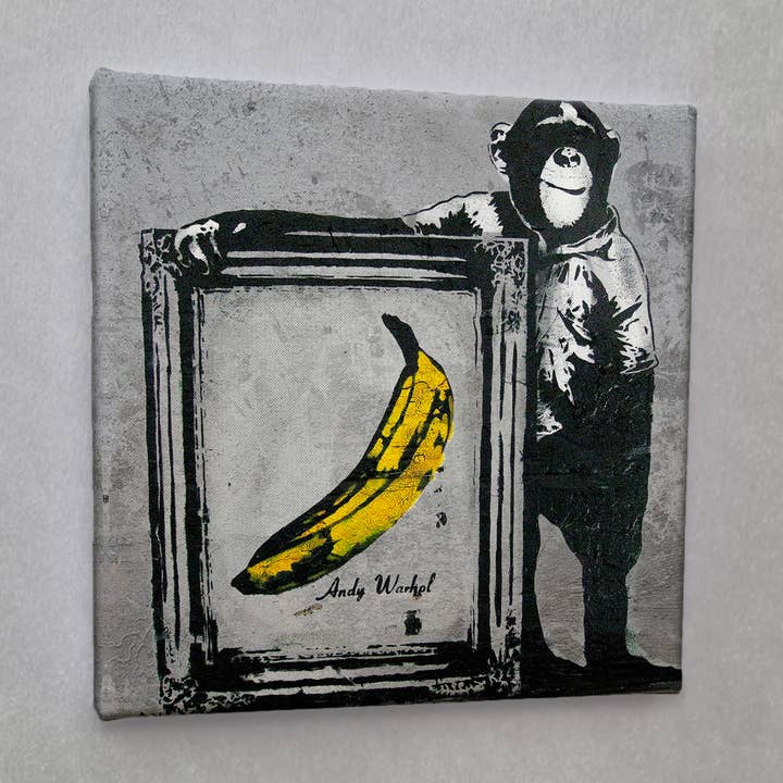 #01574 Andy Street Art Canvas Print for wholesale by Eicie