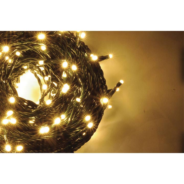 Guirlande 120 Led Warm Wit L.12M Groene Draad #1559 voor wholesale door CP INTERNATIONAL