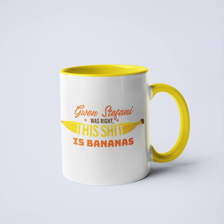 Calm Down Caren - Wholesale Coffee Mug - This Shit Is Bananas Ceramic Coffee Mug
