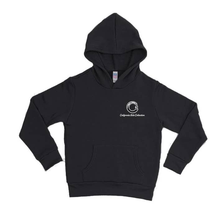 CKC Logo Toddler Hoodie | Black for wholesale by California Kids Collection