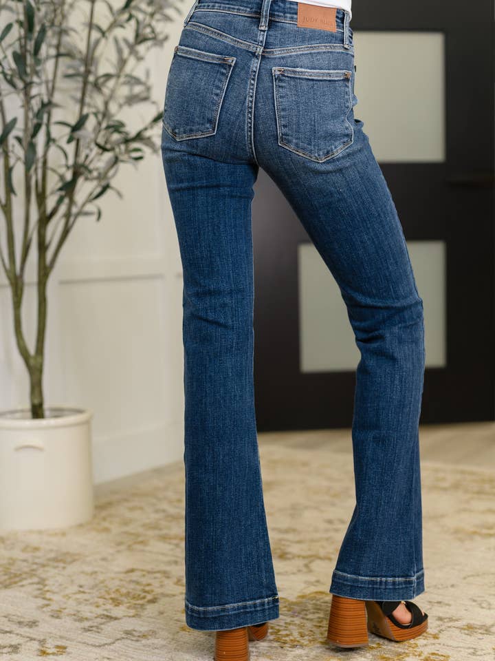 Avenue Wholesale - Wholesale Jeans - Women's - High Waist Trouser Flare3