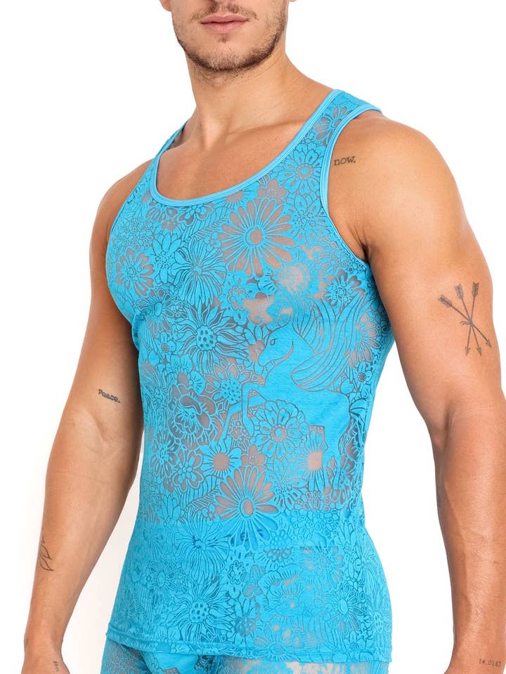 Pegasus Burnout Cerullean Tank and other Purchase Wholesale burnout t shirt. Free Returns & Net 60 Terms on Faire trending on Faire.