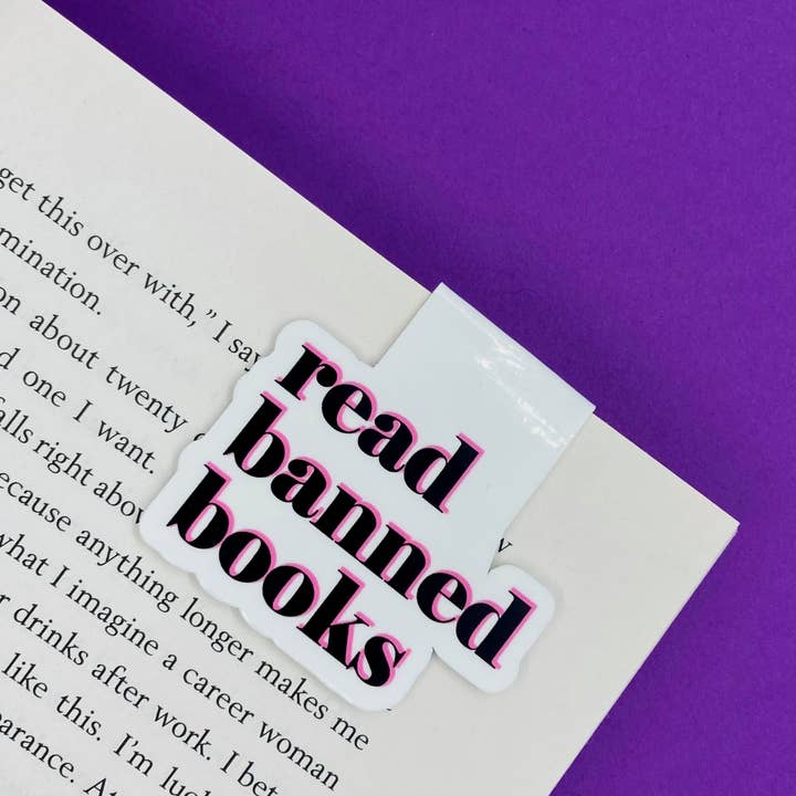 Read Banned Books - Spicy Books -Magnetic Bookmark for wholesale by Wild & Wicked Designs