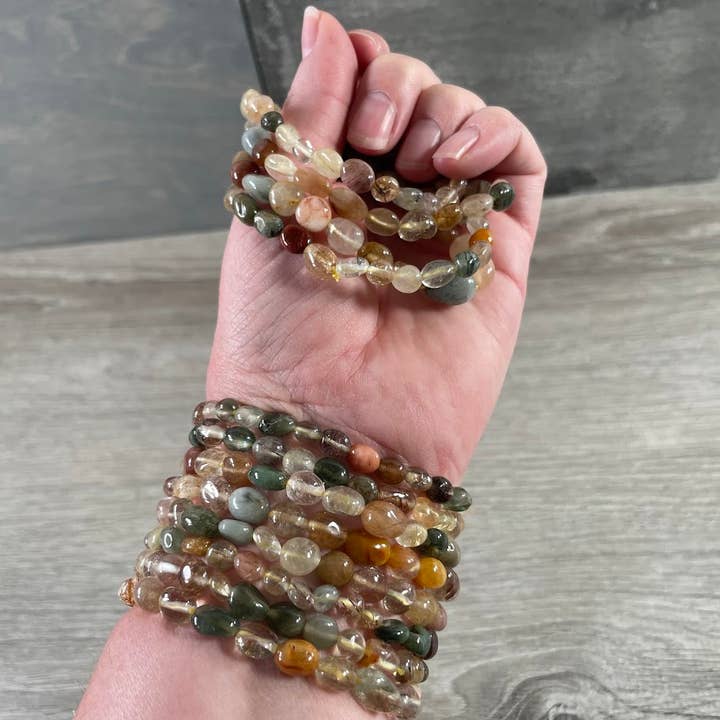 Keystone Crystals - Wholesale Beaded bracelet - Gemstone Nugget Bracelet – Bulk Crystal Jewelry for Retailer29