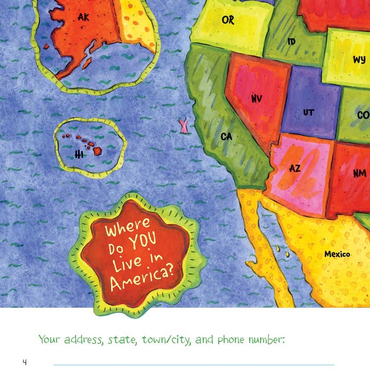 Sleeping Bear Press - Wholesale Journal/Diary - Kids - Diary of an American Kid Travel Journal2