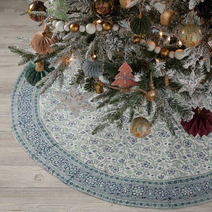 SERRV International - Wholesale Tree Skirt - Kanan Evergreen Tree Skirt