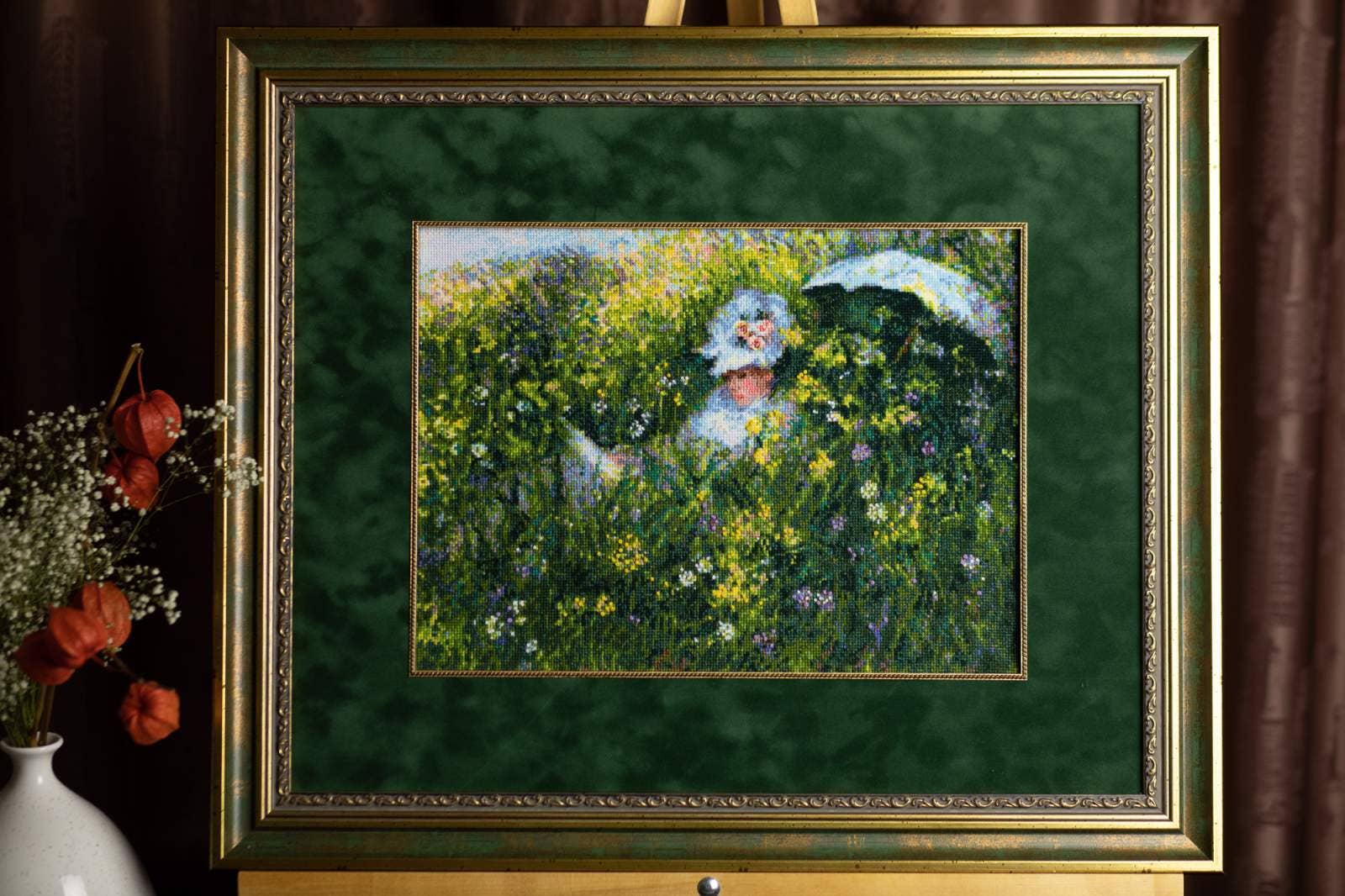RIOLIS - Wholesale Embroidery/Cross Stitch Supplies - Cross Stitch Kit Riolis 1850 In The Meadow After Monet3
