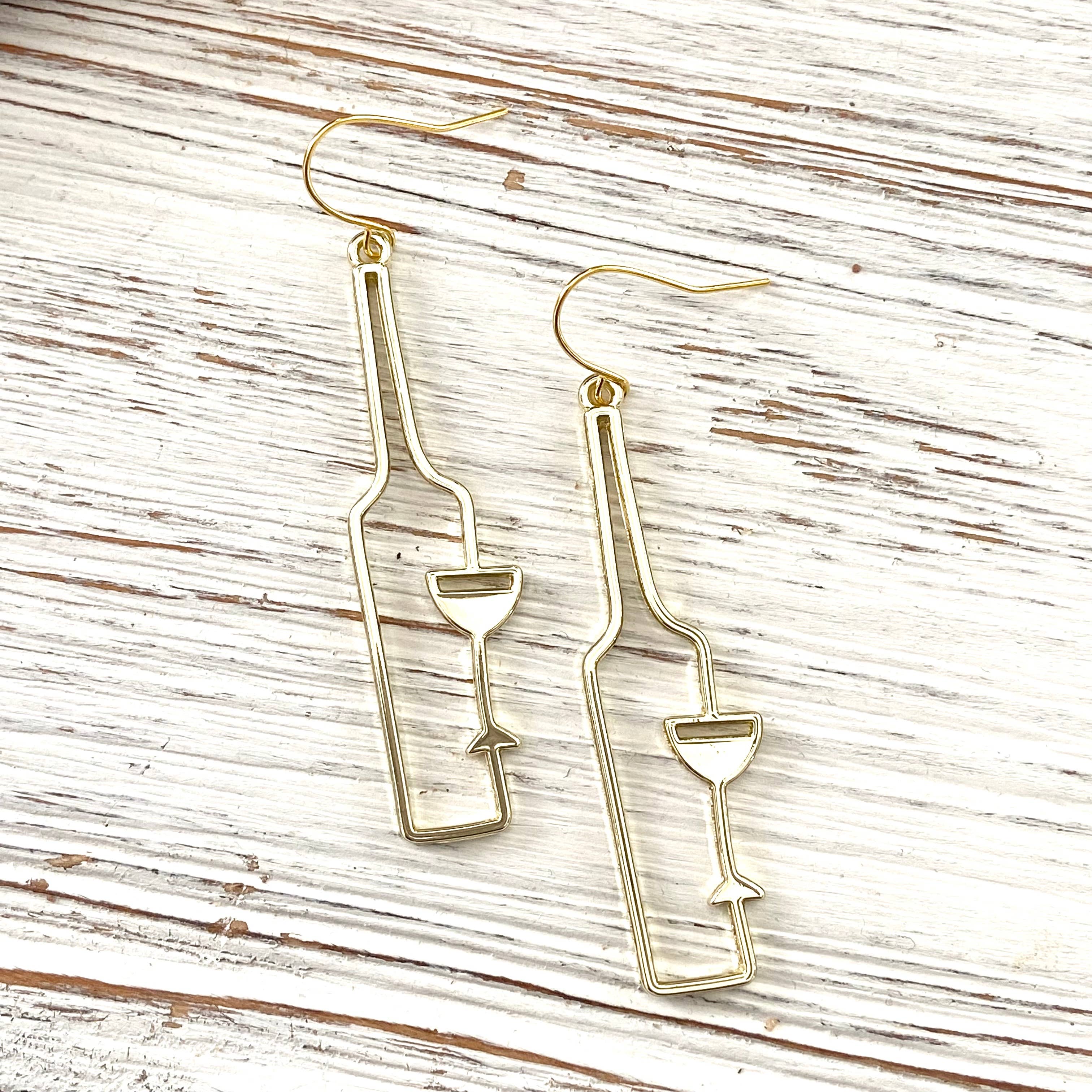 VB&CO Designs Handmade Jewelry - Vente Parures de bijoux - Vin bijoux cadeau cave vignoble cadeau raisin merlot bouteille5