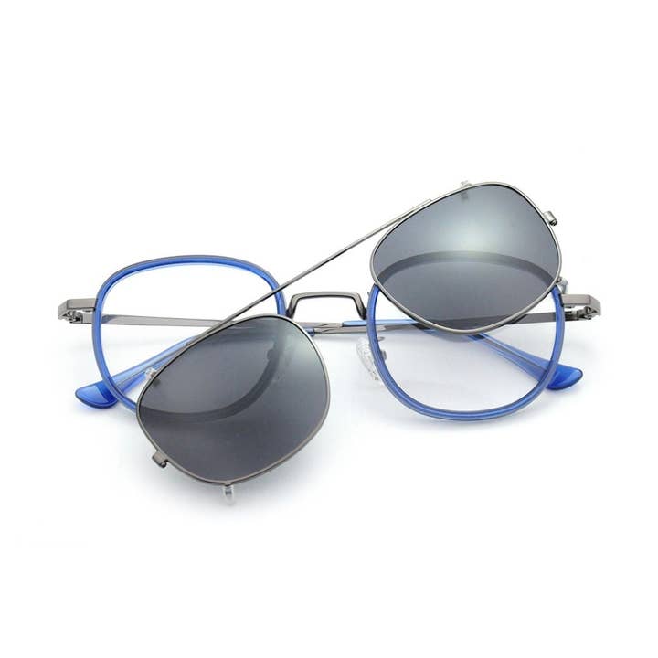 Easy Rider - Gunmetal Blue Base/ Grey Polarized for wholesale by MOXLOX