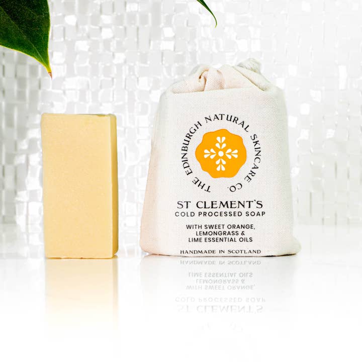 The Edinburgh Natural Skincare Company - Wholesale Bar Soap - St Clements Cold Processed Soap3