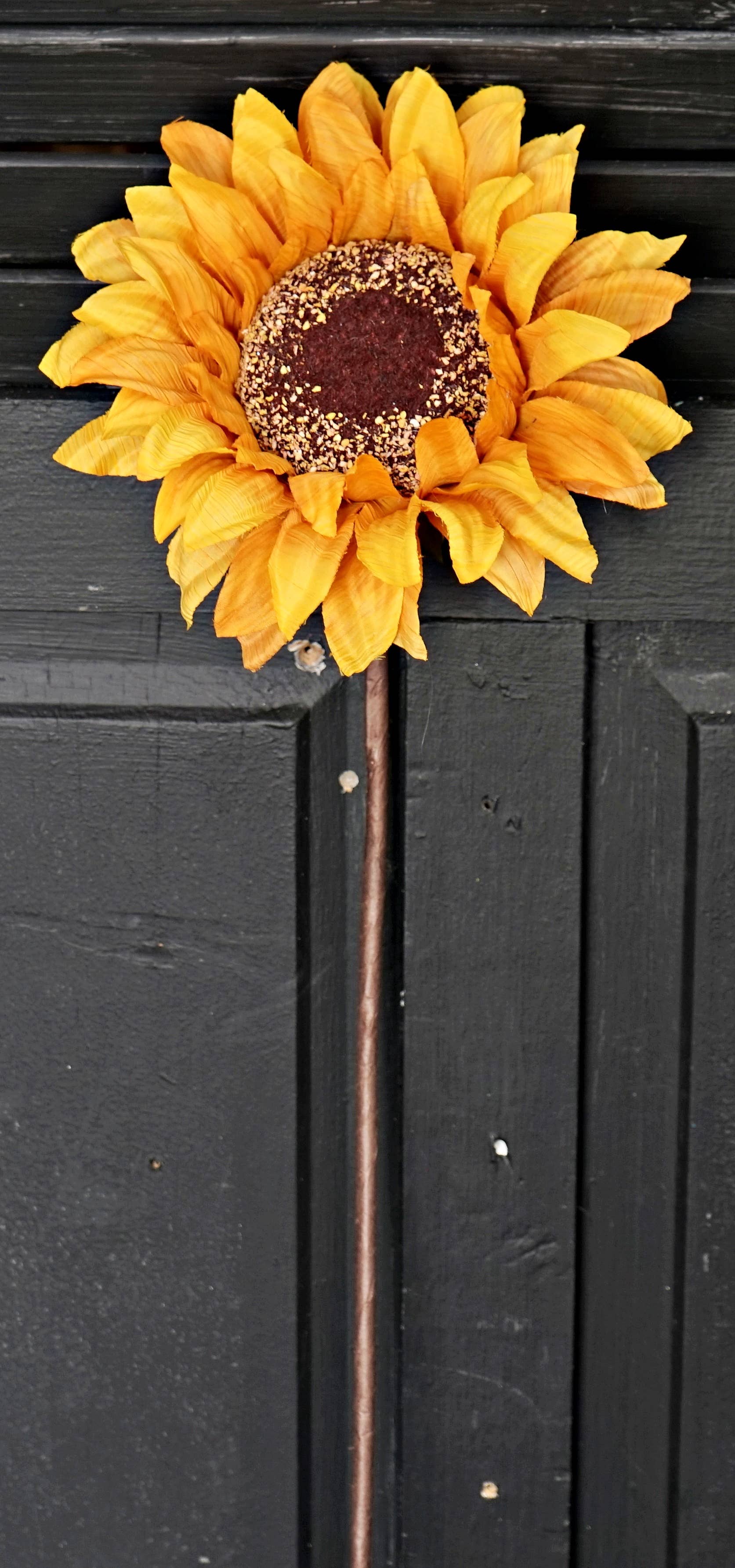 Holiday Depot Inc. - Wholesale Artificial Flowers - ISB67271- 22" Single Wrinkled Sunflower-YE1