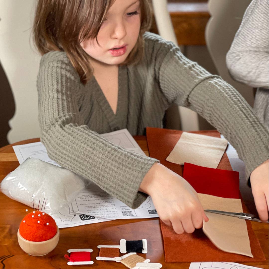 Mimihali - Wholesale Craft Sewing Kit - FOX and MUSHROOM felt sewing kit for kids5