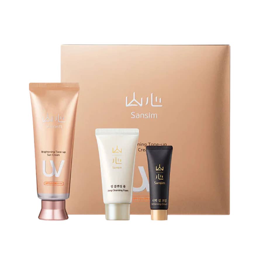 M2GO - Vente Crèmes solaires - ENSEMBLE DE CRÈMES SOLAIRES ÉCLAIRCISSANTES SANSIM