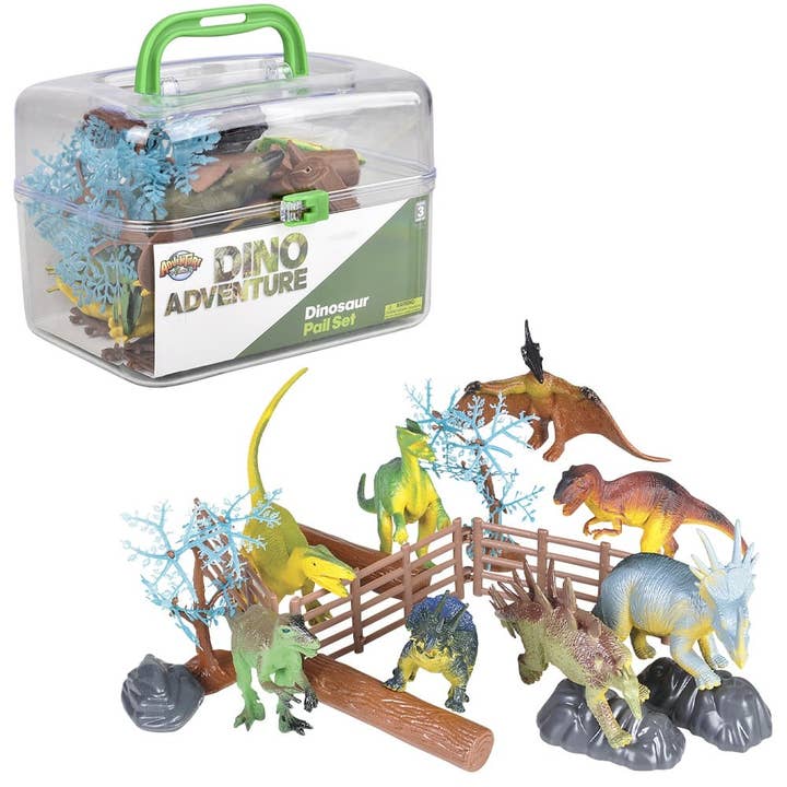 La Luna Bella - Toys - Wholesale Classic Toy - Kids - 20 PC DINOSAUR PAIL SET LLB kids toys