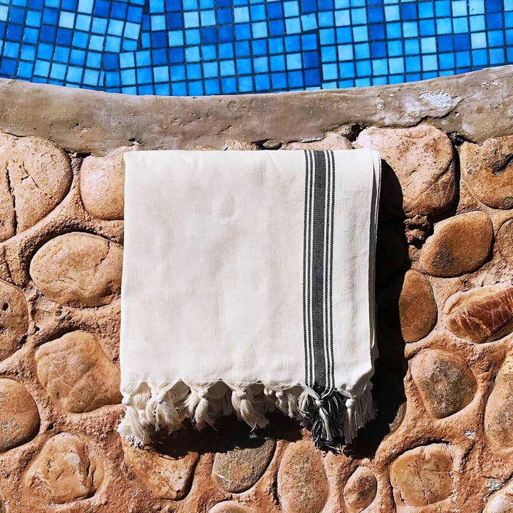 Buld&Co. – Toalha de praia por atacado – Toalheiro Turco, Algodão Puro, Toalha Hammam Peshtemal, Fouta4