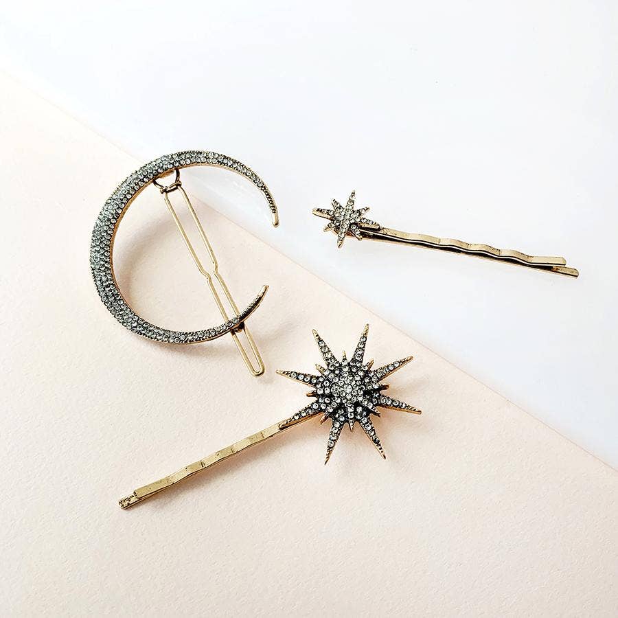 Ashlen - Wholesale Hair Clip - Women's - MOON STAR HAIRCLIP2
