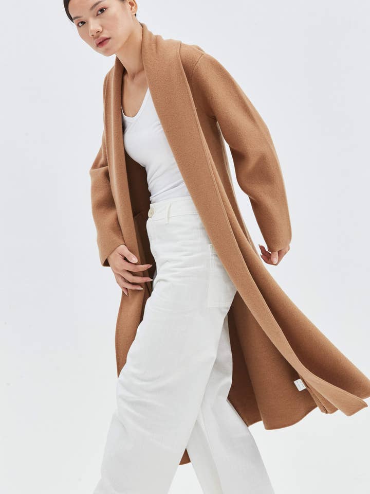 The Classic Wool Coat for wholesale by Public Habit