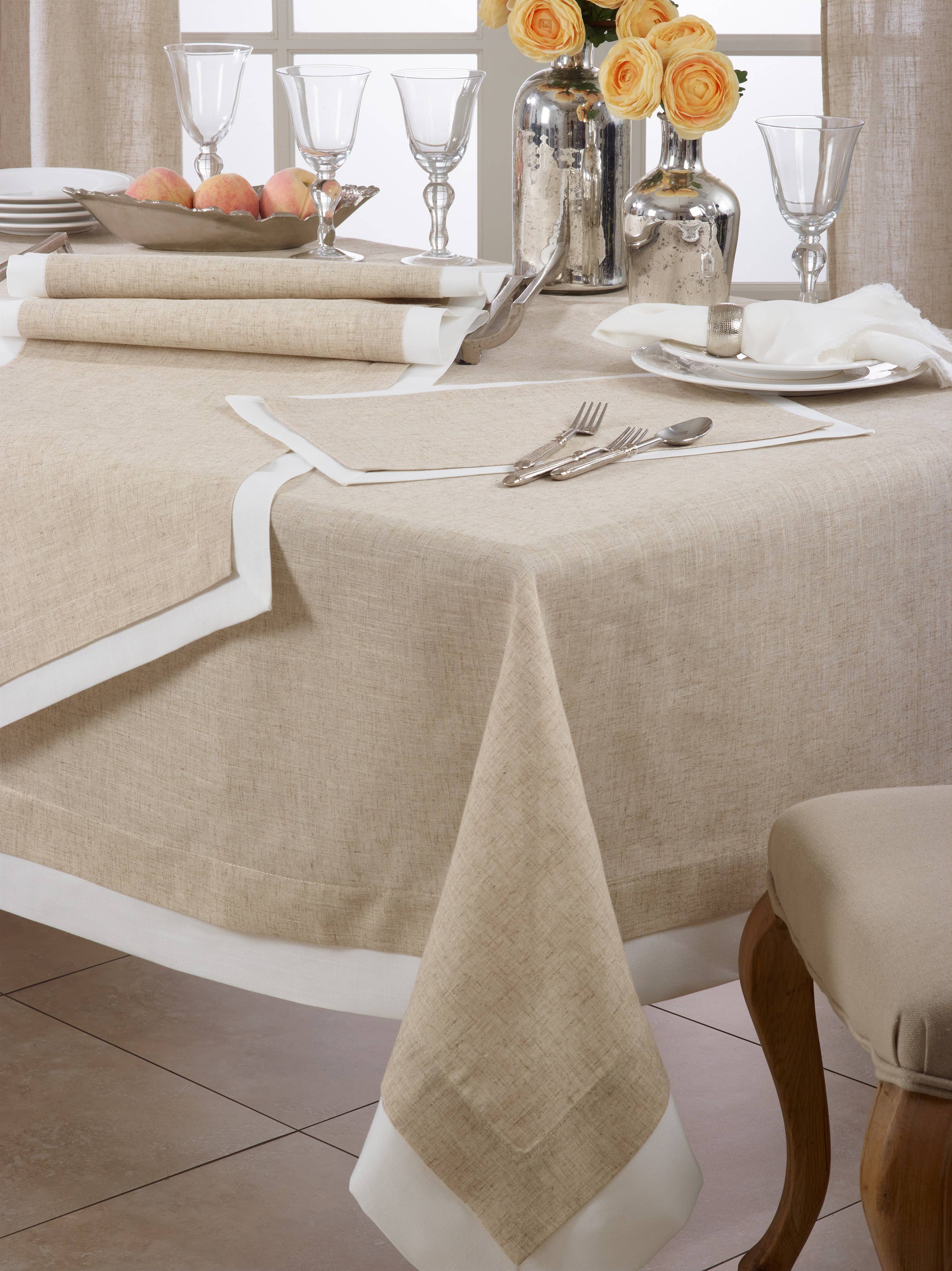 Natural Double Layer Tablecloth for wholesale on Faire3