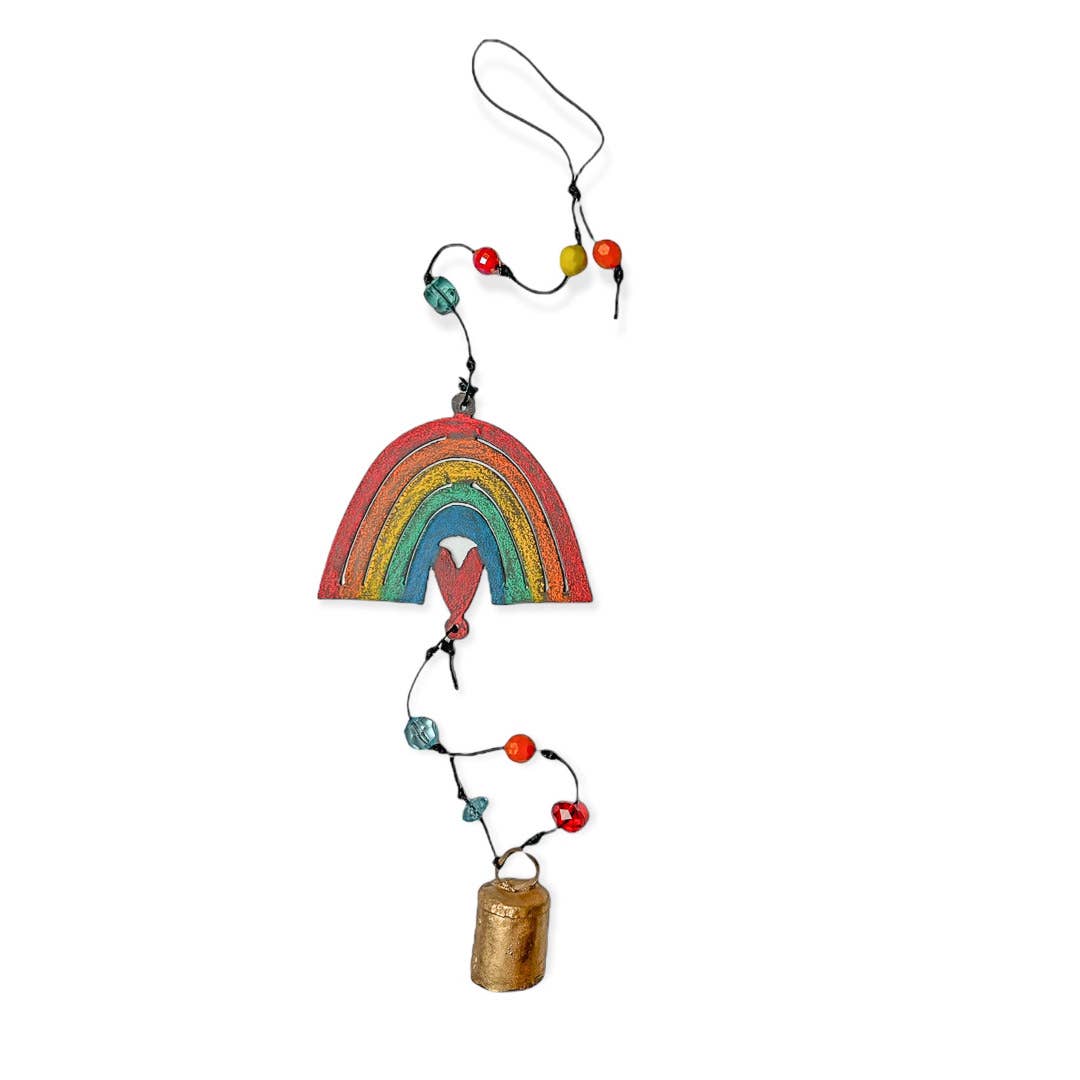 Whimsies – Großhandel Windspiele – Regenbogen-Windspiel Glocke mobile Hippie-Verzierung umweltfreundlich4