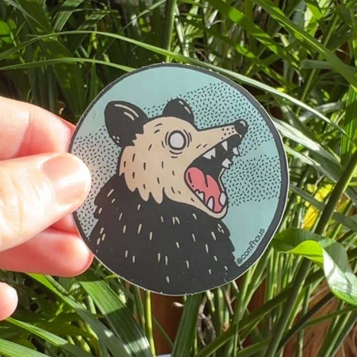 Comfhaus - Wholesale Sticker - Opossum Vinyl Sticker | Cozy Critters0