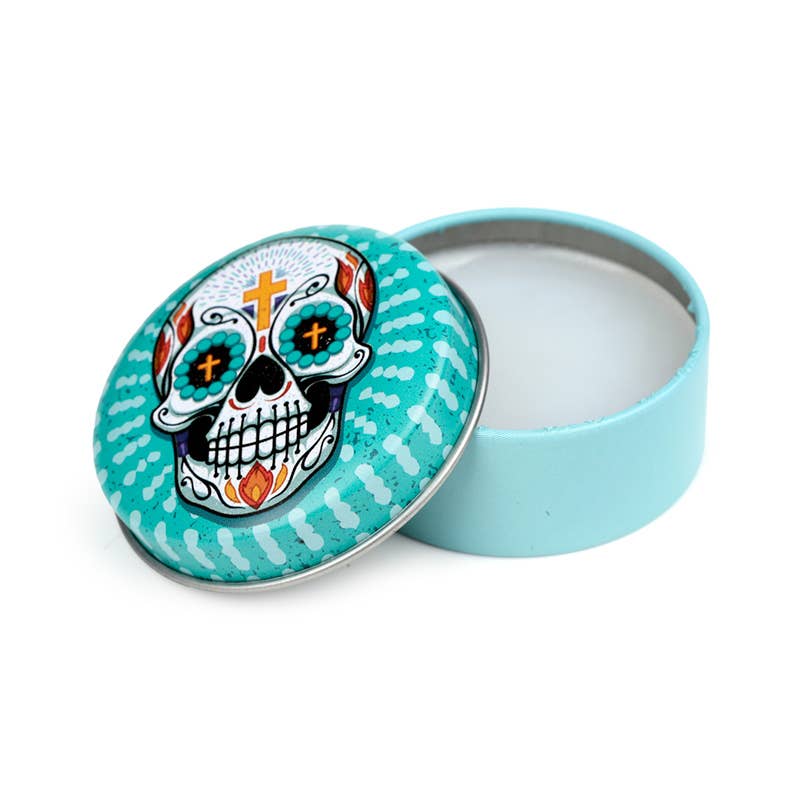 Puckator Ltd – wholesale Lip Balm – Day of the Dead Lip Balm in a Tin4