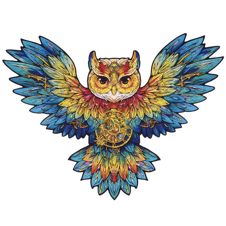 Robotime - Wholesale Puzzle - Adult - TA004 Rowood Owl Wooden Jigsaw Puzzle0