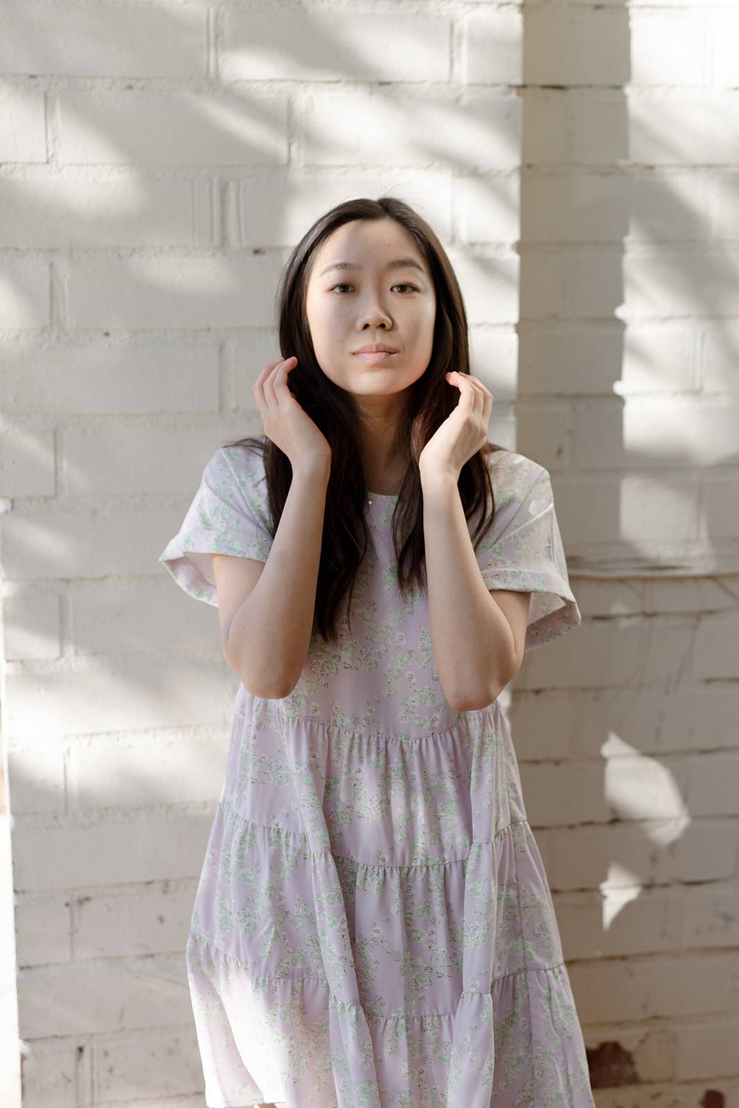 Lily Gray – Engroshandel Kjole - Dame – AD0214A - LAVENDEL - REGELMÆSSIG STØRRELSE16