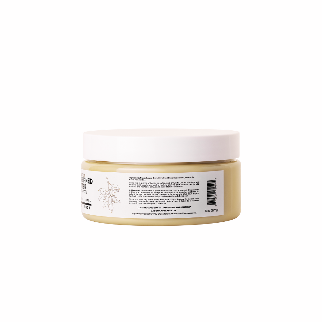 Gaddo Naturals - Wholesale Body Balm/Butter - Raw, Unrefined Shea Butter - 8 oz1