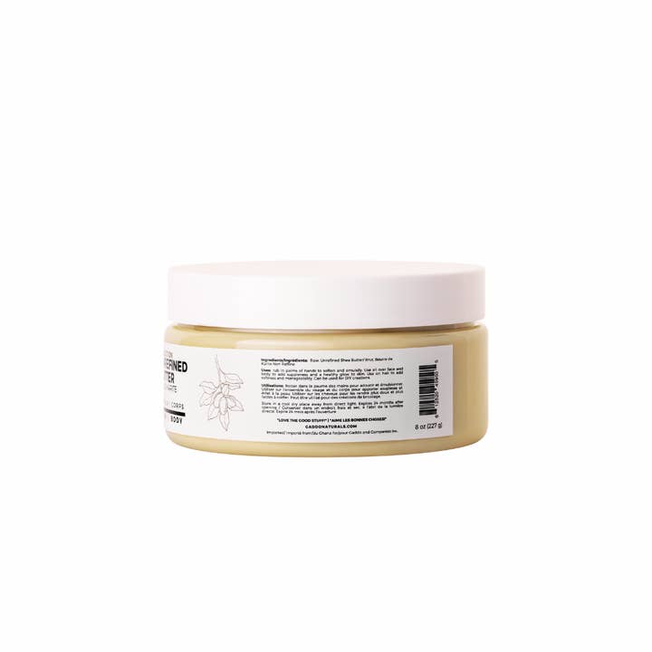 Gaddo Naturals - Wholesale Body balm/butter - Raw, Unrefined Shea Butter - 8 oz1