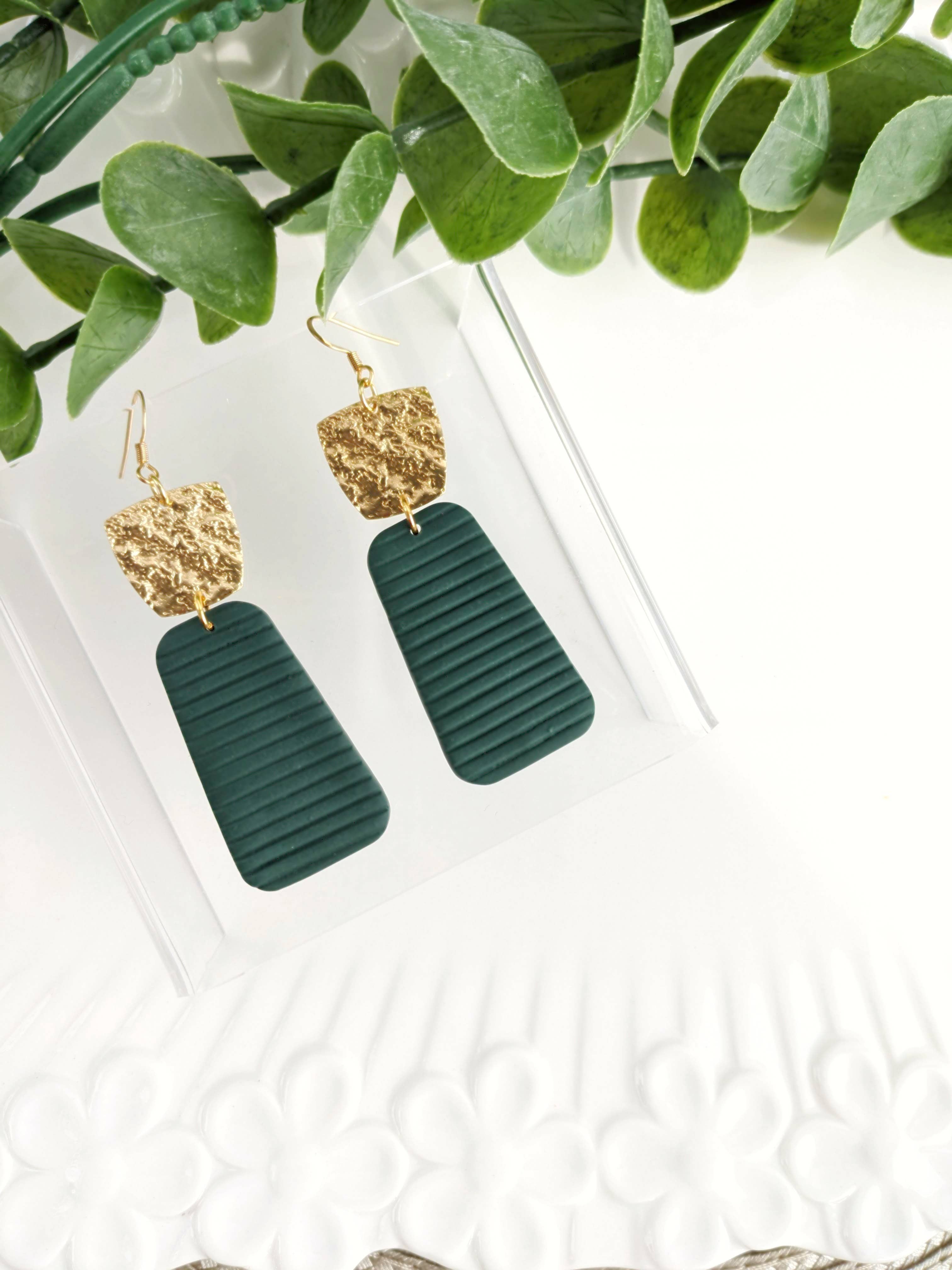 That's Sew Me – Brincos de argola por atacado – Brinco Rylee Dangle, Brincos de argila de polímero, Brinco de professor6