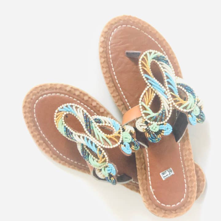 Cape Coast Flat Sandal for wholesale by Heritage Beauty