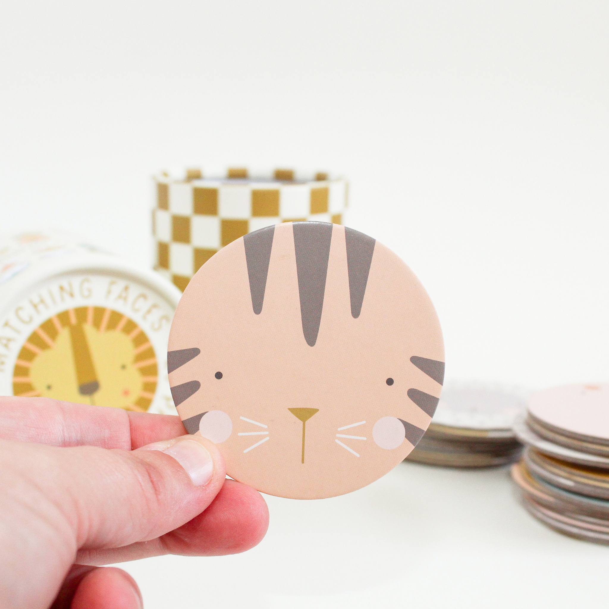 oh, little wren - Wholesale Brain Game - Kids - Animal Faces Memory Match | Preschool Matching Game6