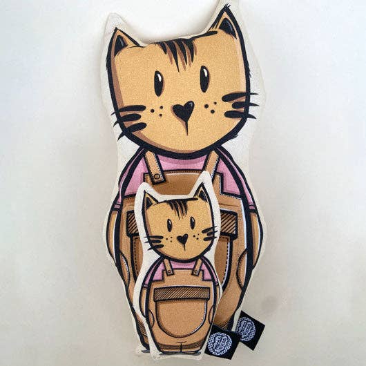 Micastricas - Wholesale Stuffed/Plush Toy - Kids & Baby - Cat soft toy with little pocket friend3