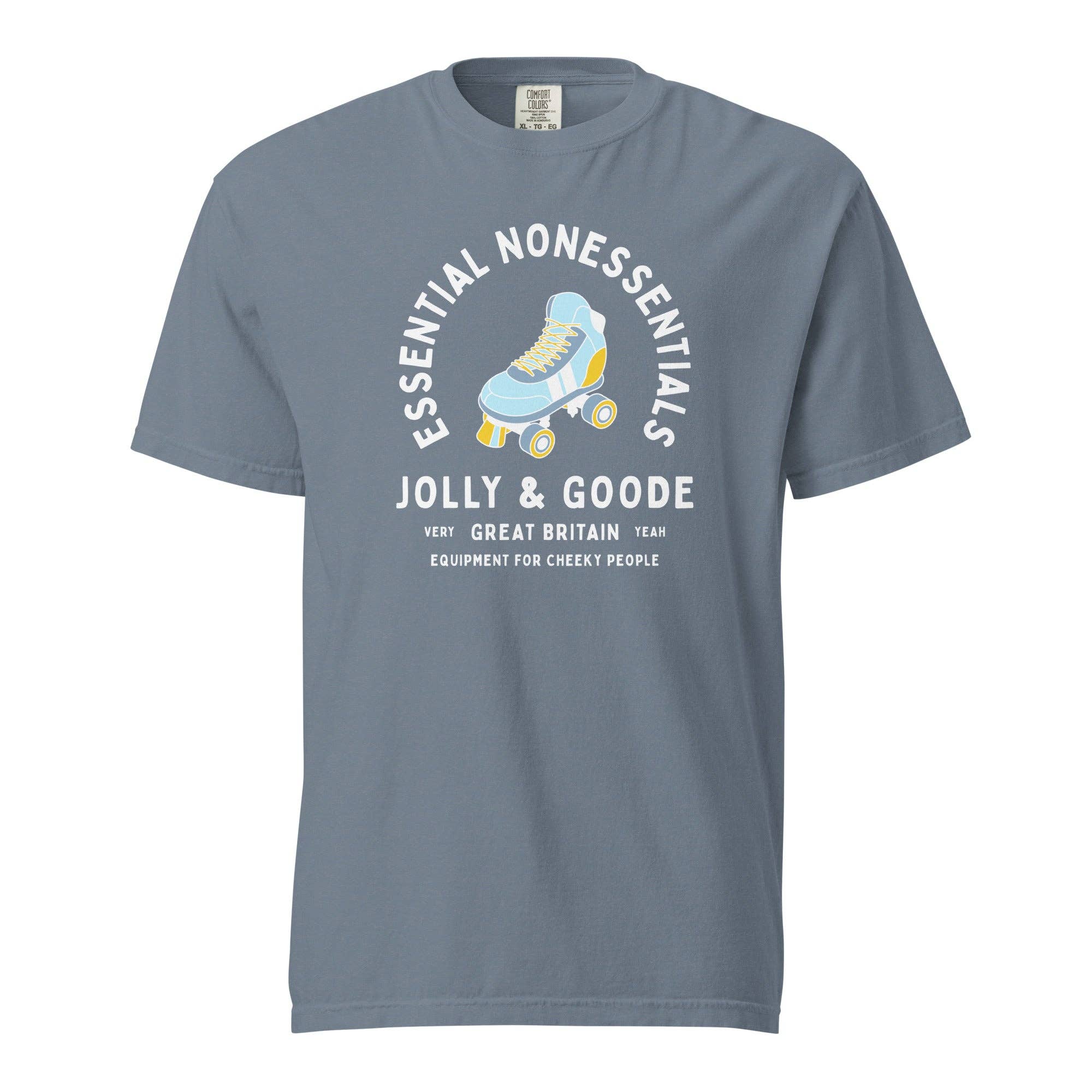 Jolly & Goode - Wholesale Screen Printed T-Shirt - Unisex - Essential Nonessentials Roller Skate Tee13