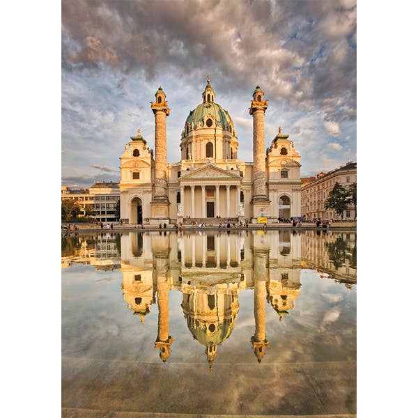 Autruche - Vente Puzzle – adulte - 1000 PCS, Karlskirche Vienne1