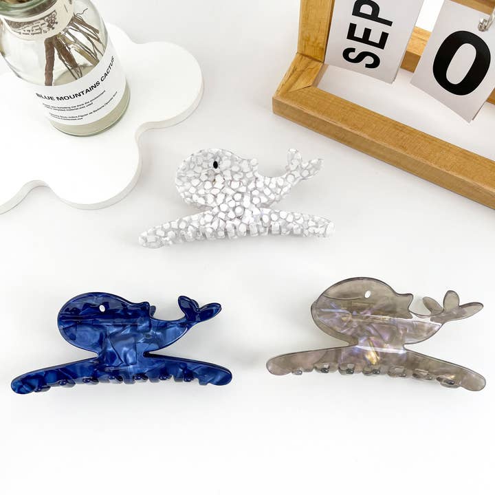 Ocean Whale Hair Clip for wholesale by mildstyles
